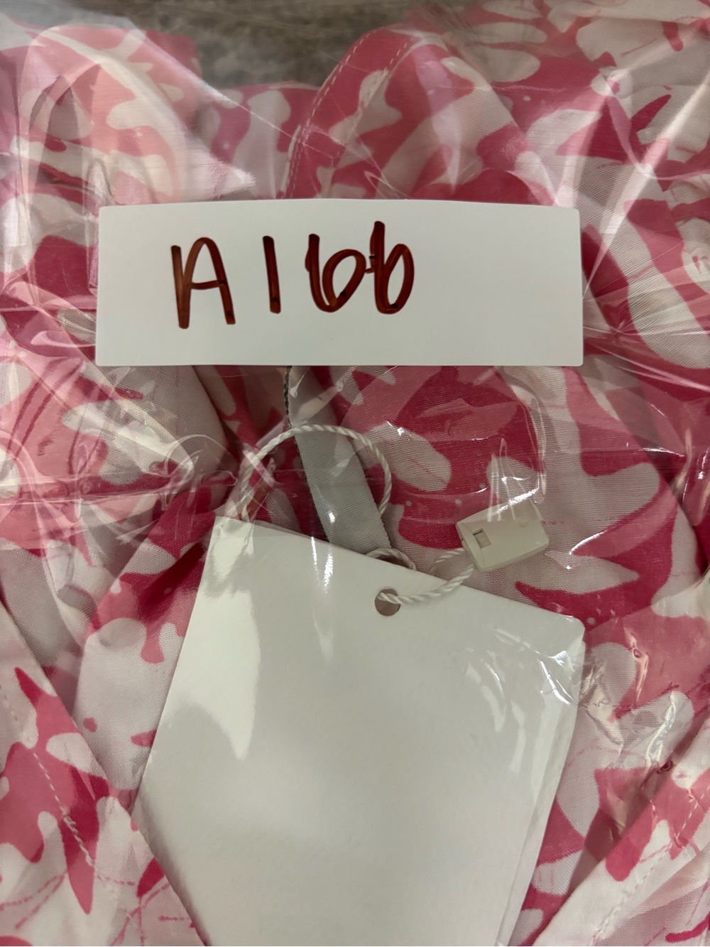 Lanidor Pink & White Floral Midi Dress Size Large New With Tags Resort Dress - Picture 10 of 10